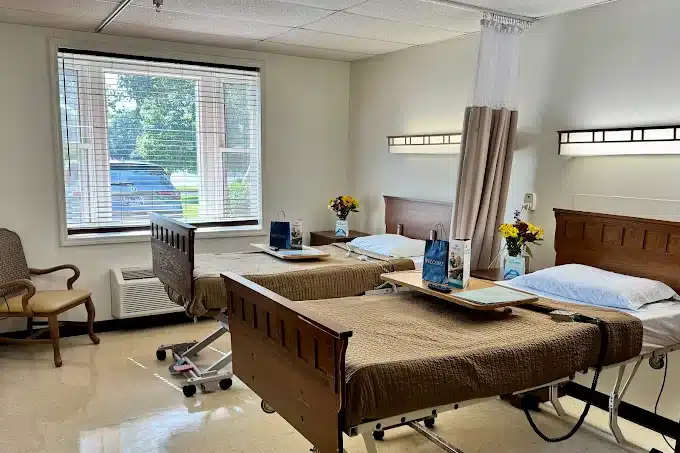Semi-private room at Stone River Post Acute